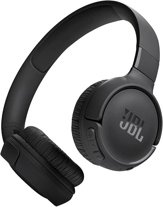 JBL Tune 520BT Wireless On-Ear Headphones, Black