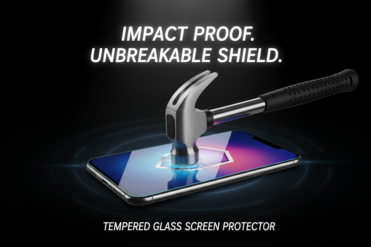 Glass Screen Protector 3in1 Pack For All Phone Models