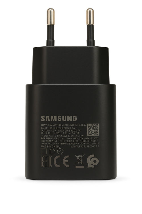 Samsung Original USB-C Fast Wall Charger 25W Without Cable - Black