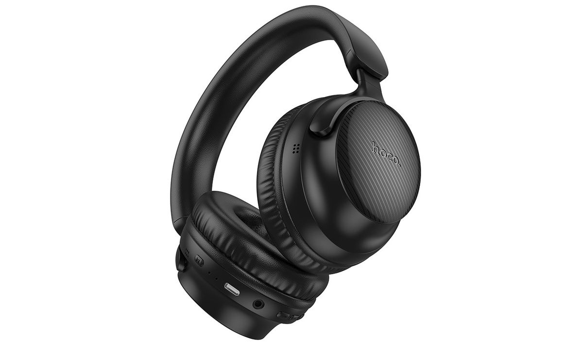 Hoco Wireless Bluetooth Headphones and Supports AUX Black